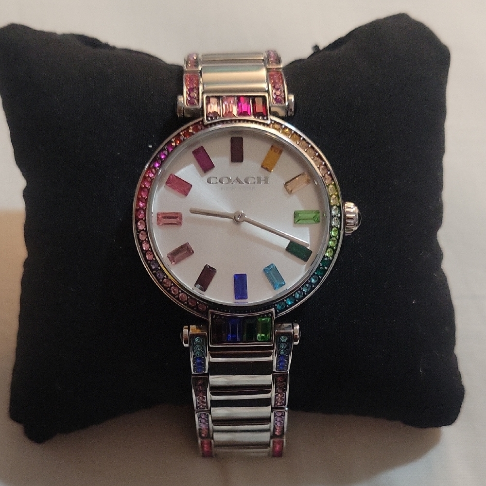 Coach Silver Watch with Stainless Steel Bracelet